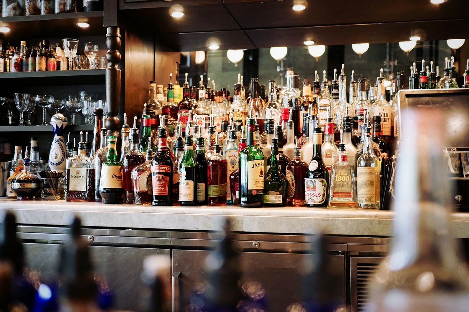 Bar Bursztyn w restauracji CrystalVertex